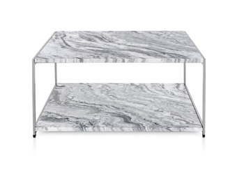 H FRAME - Square marble coffee table by Herman Miller - view 2